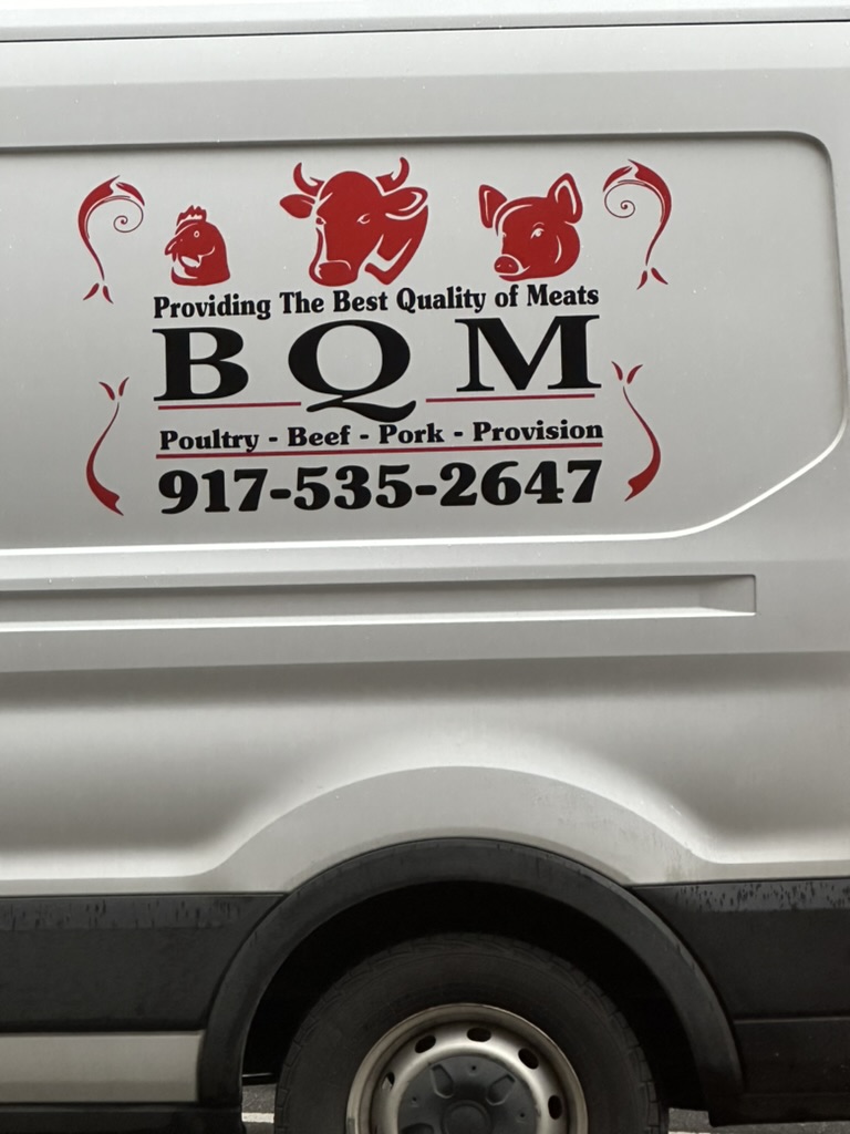 decal for butcher's van